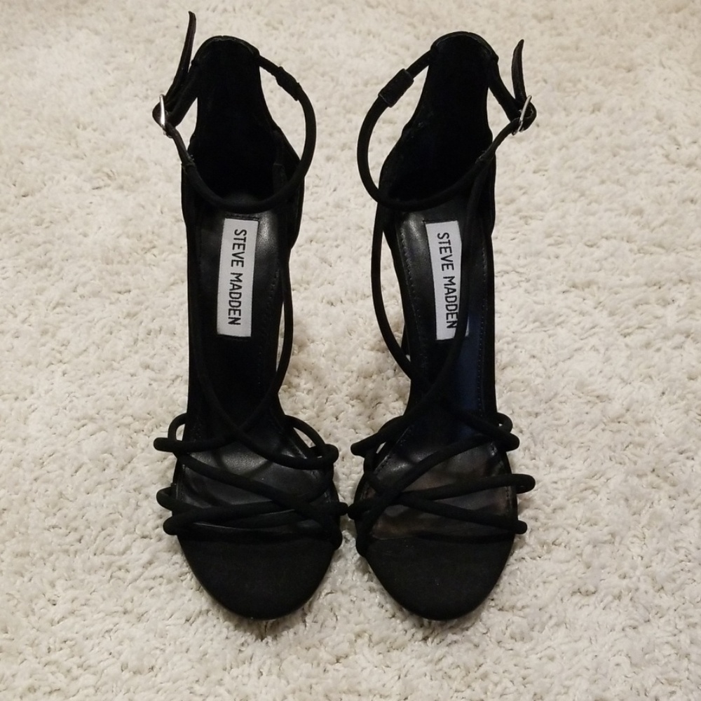 Black Strappy Heels